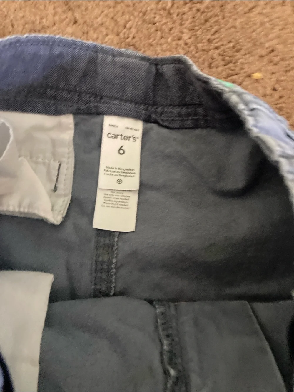 Boys Carter dinosaur shorts